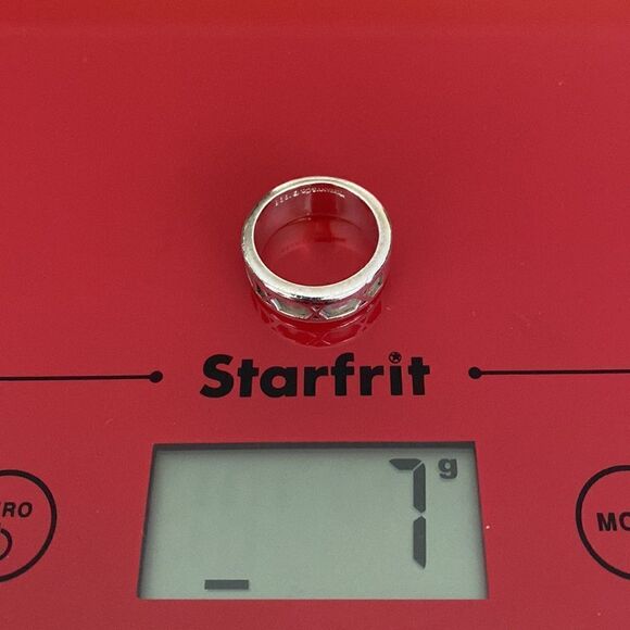 Tiffany & Co. Atlas Ring 925 Sterling Silver Vintage - Picture 8 of 8